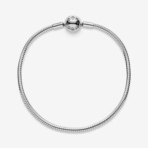 Pandora Moments Snake Chain Charm Silver Bracelet